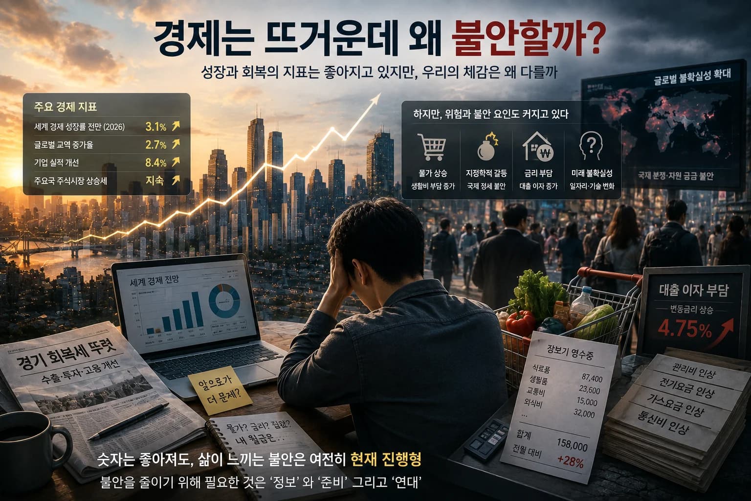 경제는 뜨거운데 왜 불안할까
