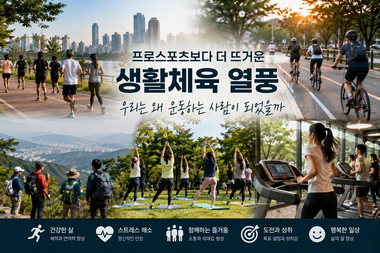 프로스포츠보다 더 뜨거운 생활체육 열풍, 우리는 왜 운동하는 사람이 되었을까